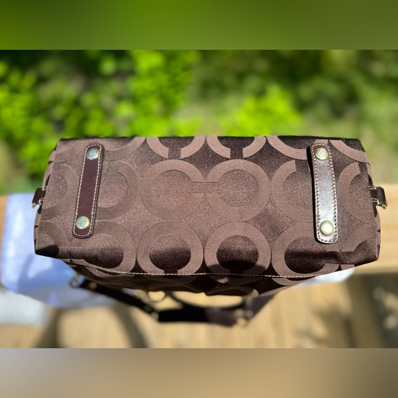 COACH ASHLEY MONOGRAM HANDBAG/SHOULDER BAG 2008 EUC - Picture 8 of 14